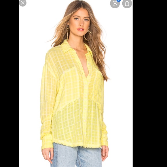 Free People NWT Loveland button down shirt - Picture 3 of 7